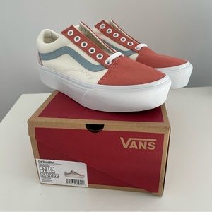 Vans Old Skool Platform Pastel Color Block Shoes